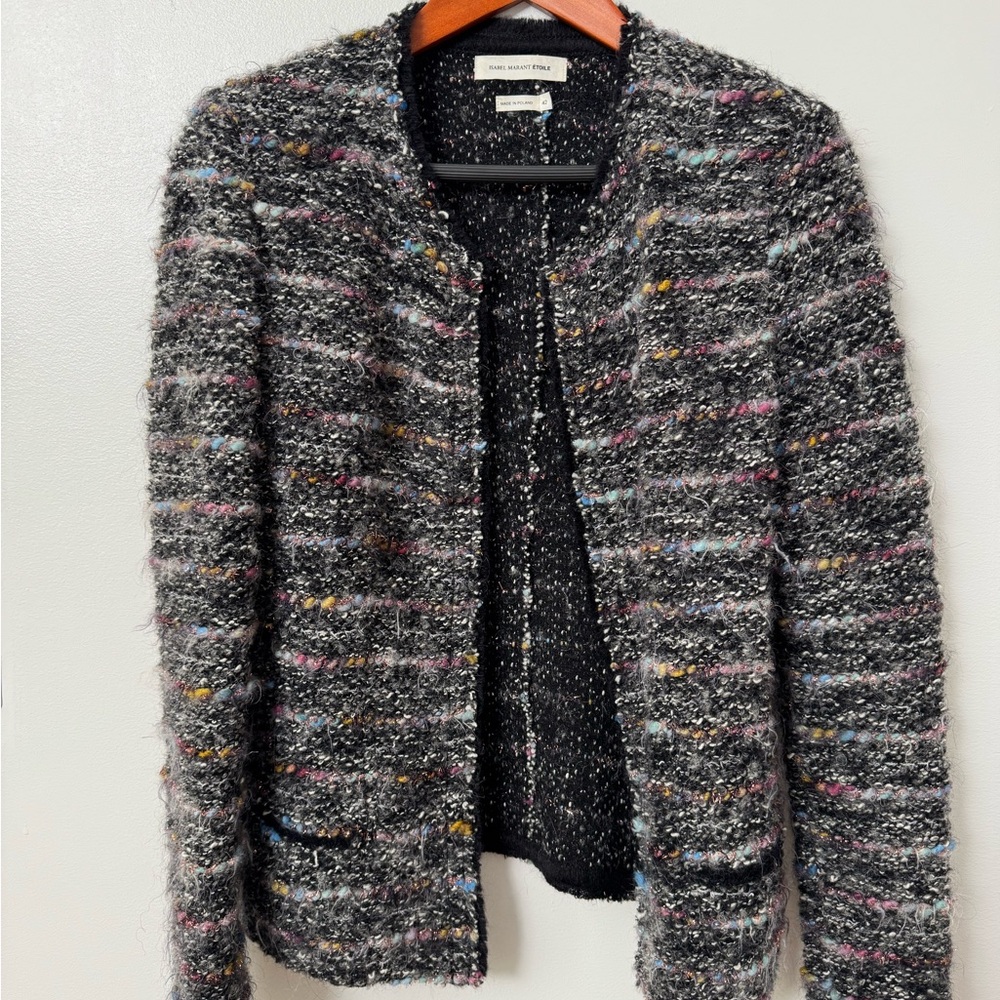 Isabelle Marant Etoile Multicolor Tweed Sweater